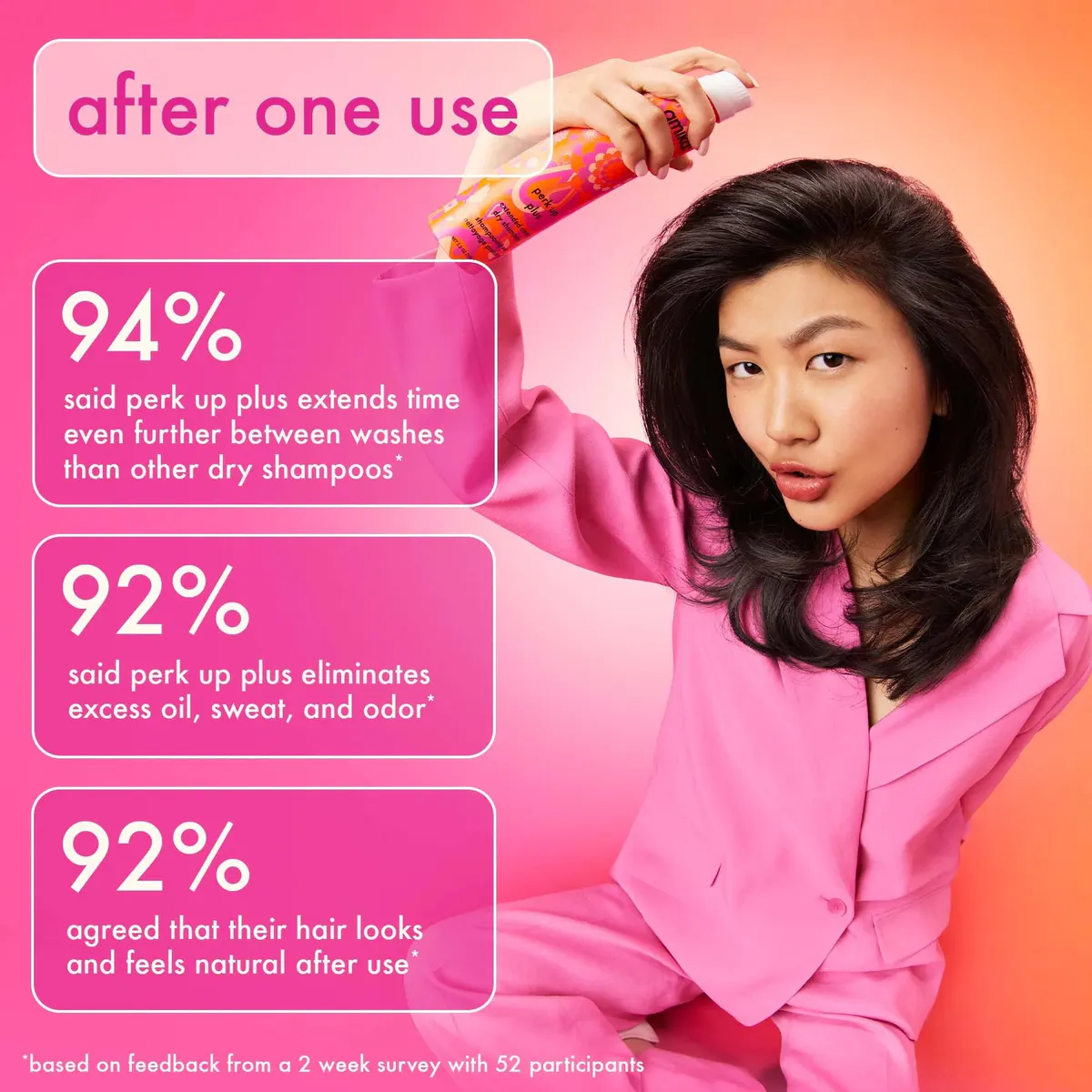 Amika Perk Up Plus Extended Clean Dry Shampoo 68ml, view 5