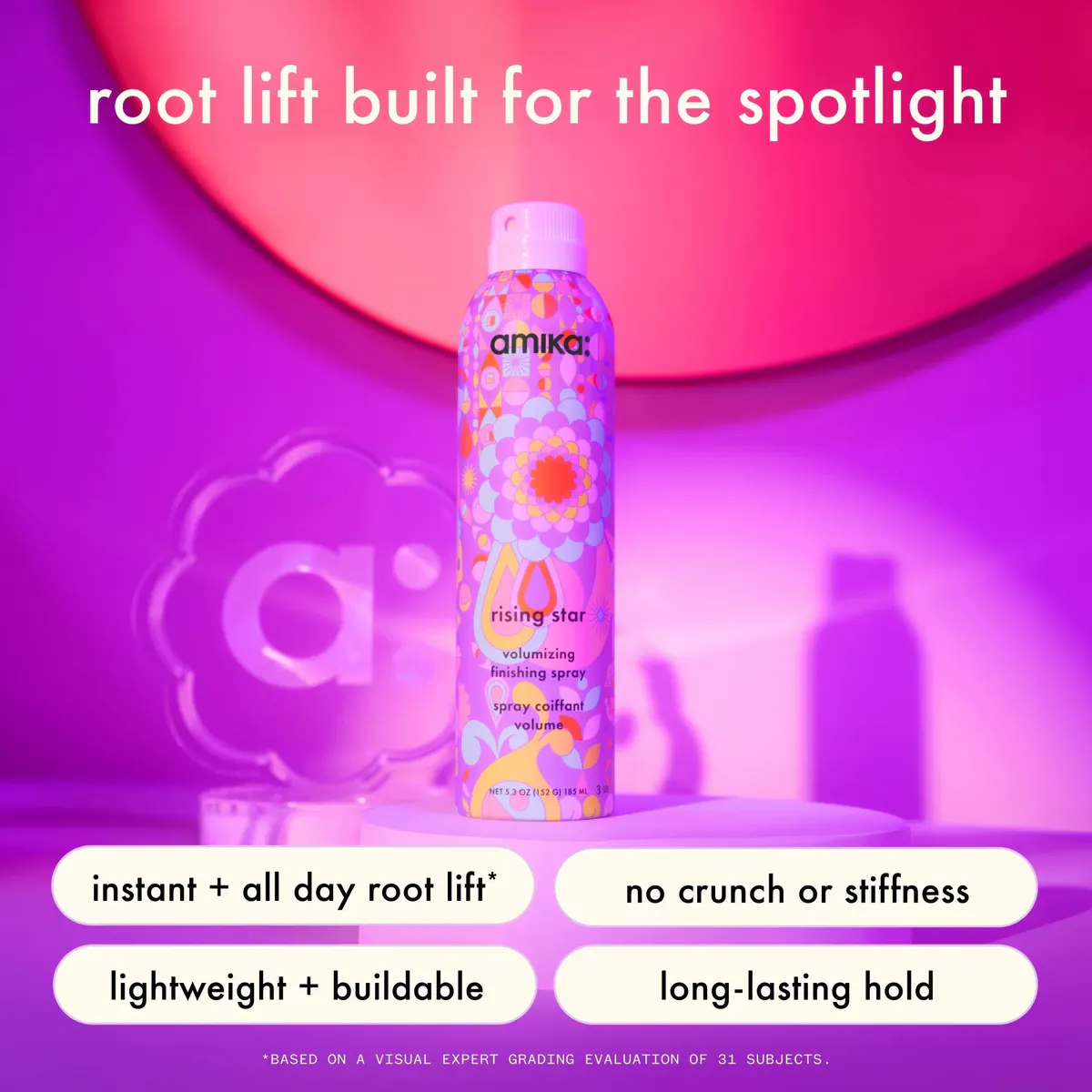 Amika Rising Star Volumizing Finishing Spray 185ml, view 3