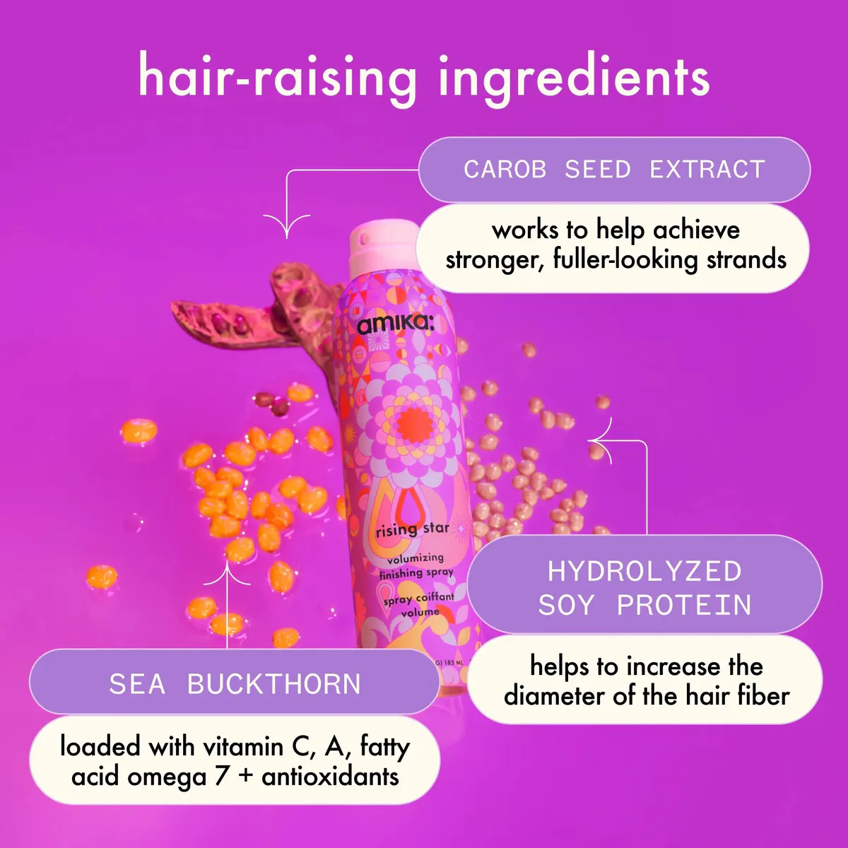 Amika Rising Star Volumizing Finishing Spray 185ml, view 5