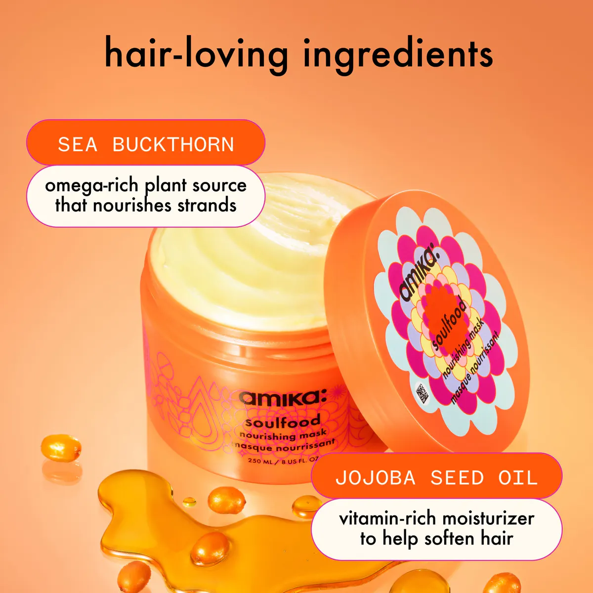 Amika Soulfood Nourishing Mask 250ml, view 5