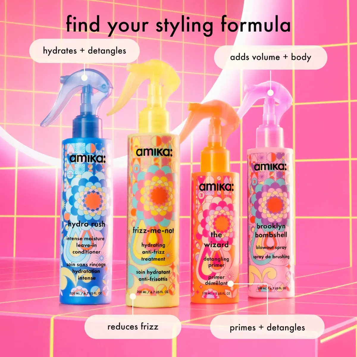 Amika The Wizard Detangling Primer 150ml, view 6