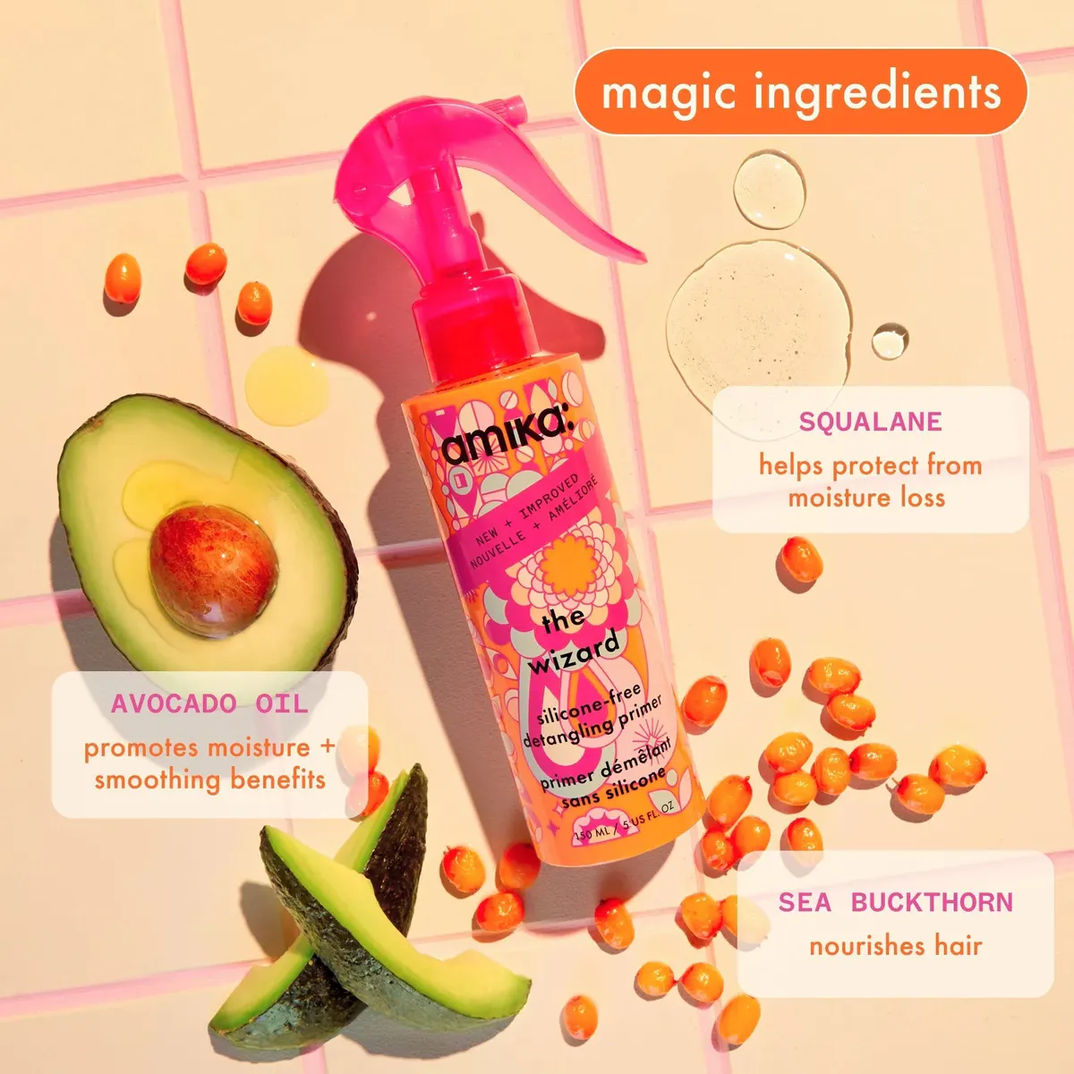Amika The Wizard Silicone-Free Primer 150ml, view 3