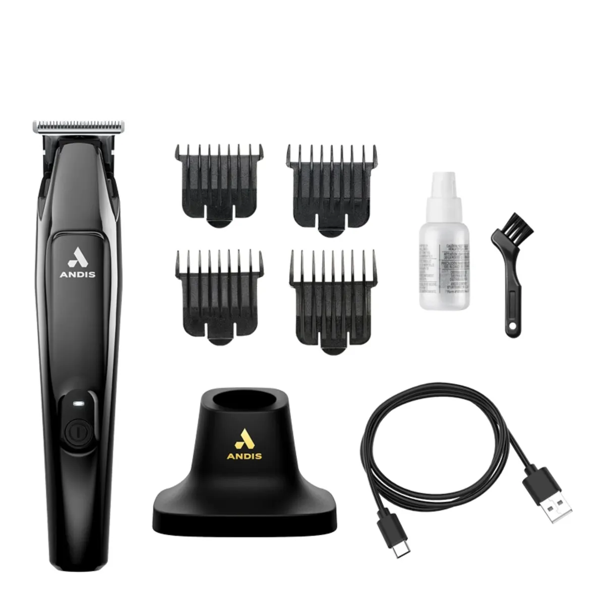 ANDIS Slimline Pro II Trimmer Li Black Chrome, view 2