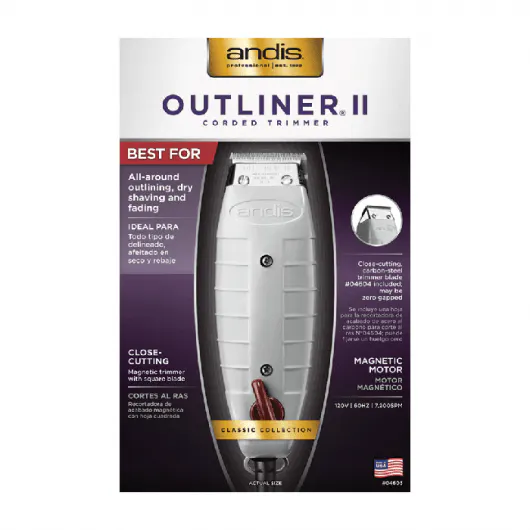 Andis T-Outliner Pro Corded Trimmer, view 4