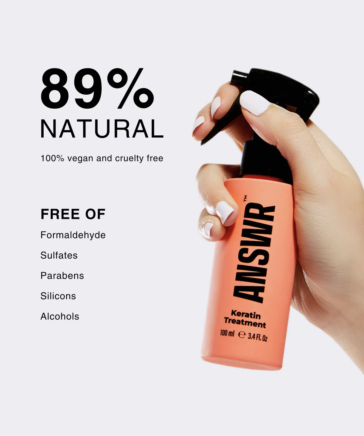 ANSWR At Home Keratin Treatment 100ml, view 3