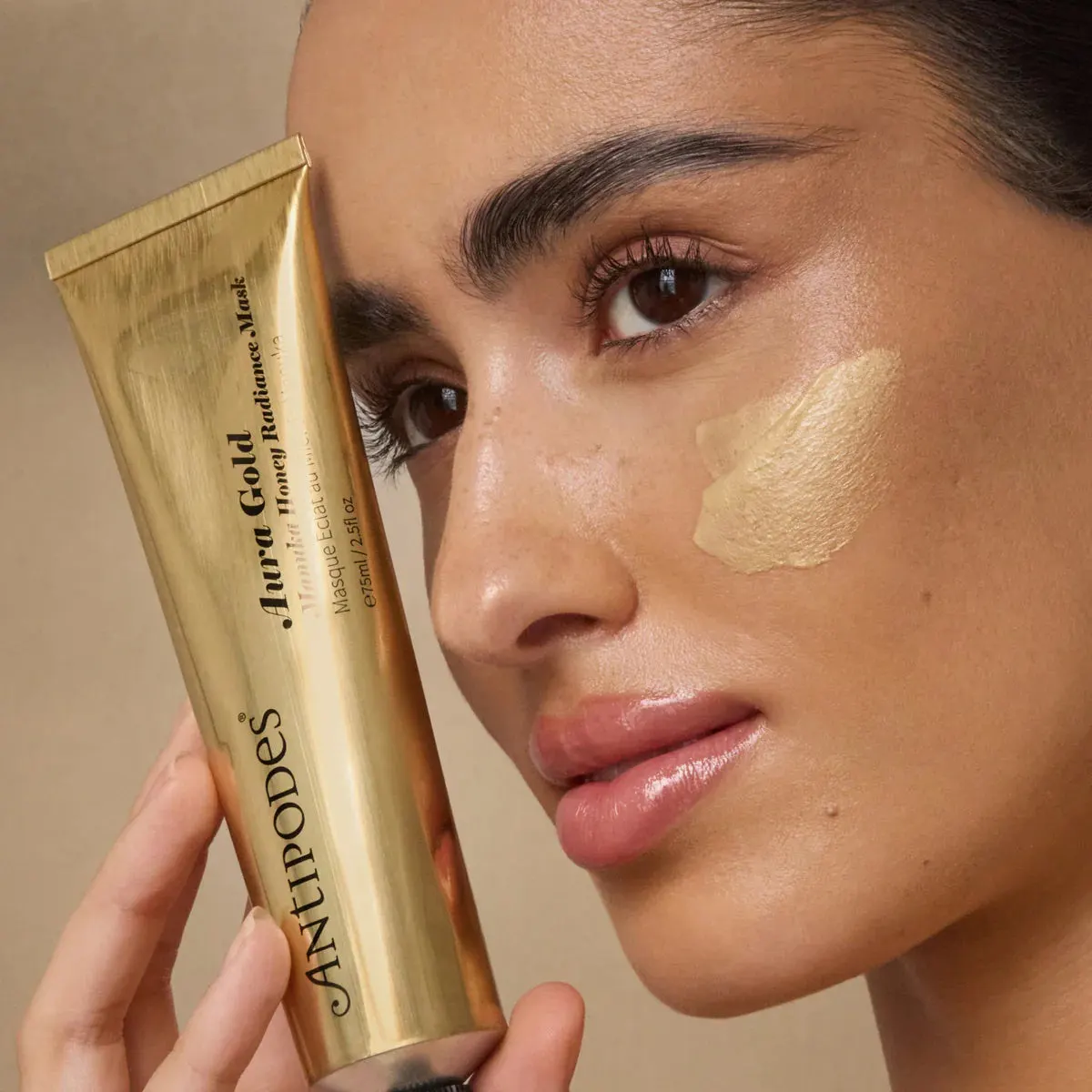 Antipodes Aura Gold Manuka Honey Radiance Mask 75ml, view 2
