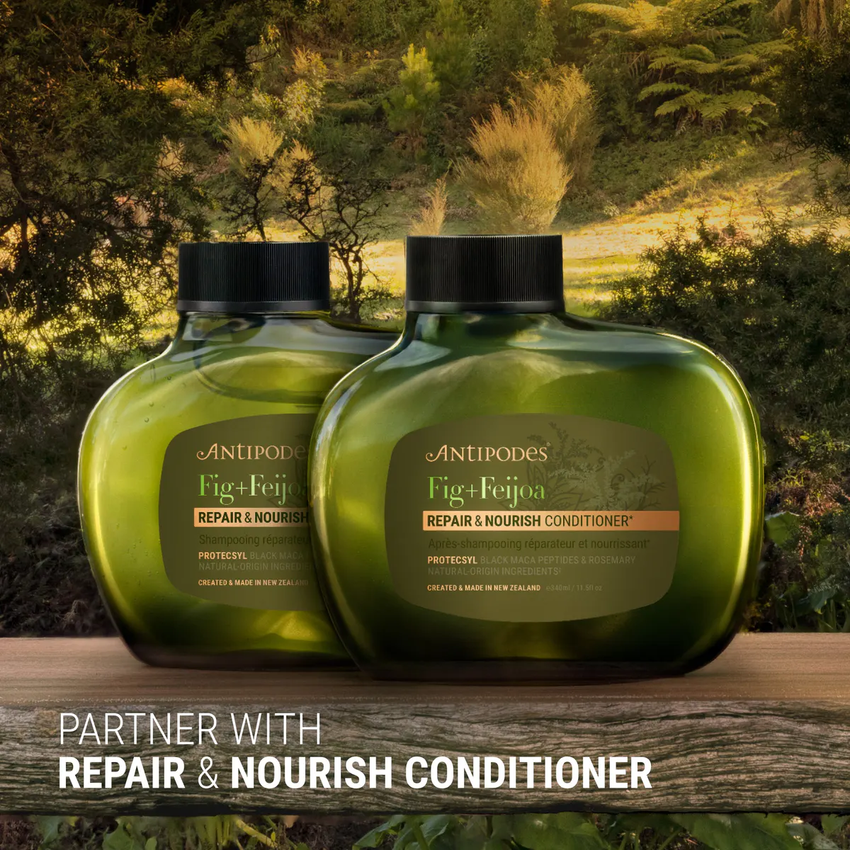 Antipodes Fig + Feijoa Repair & Nourish Shampoo 340ml, view 5