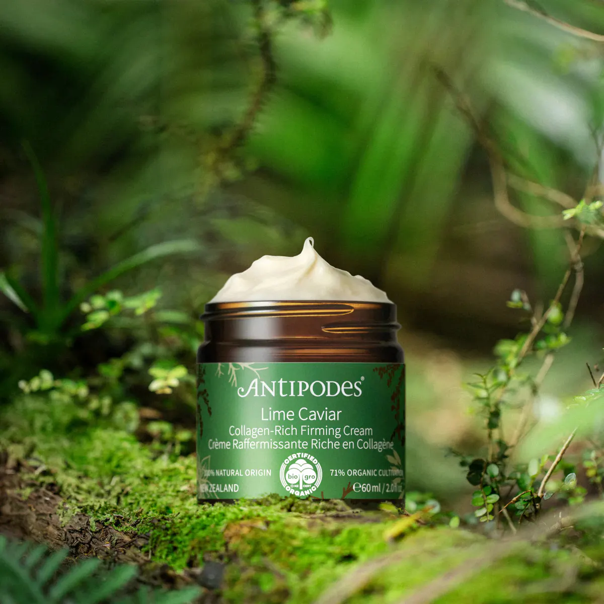 Antipodes Lime Caviar Collagen-Rich Firming Cream 60ml, view 5