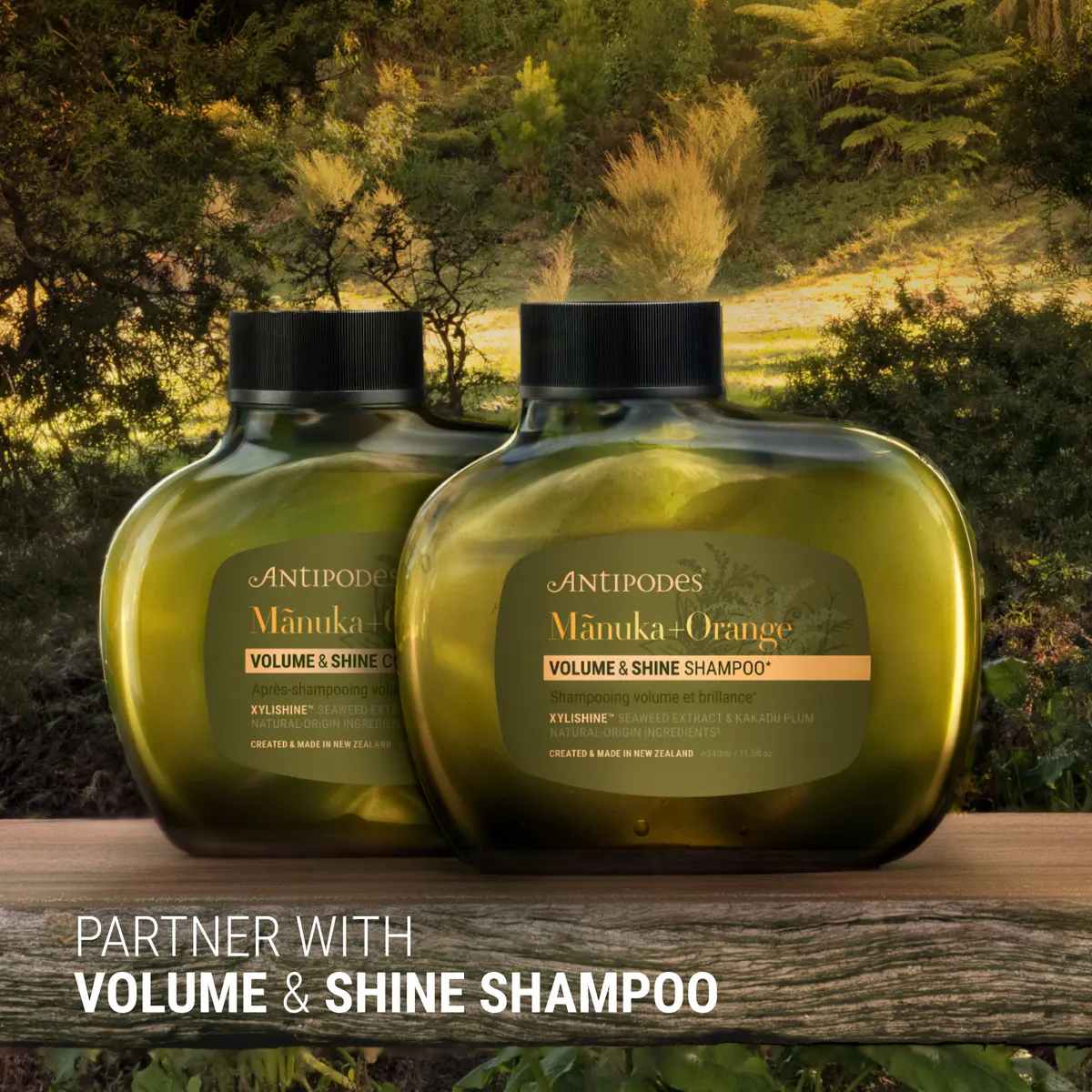 Antipodes Manuka + Orange Volume & Shine Conditioner 340ml, view 5