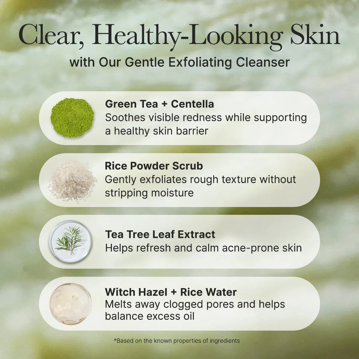 Arencia Fresh Green Rice Mochi Cleanser 120g, view 5