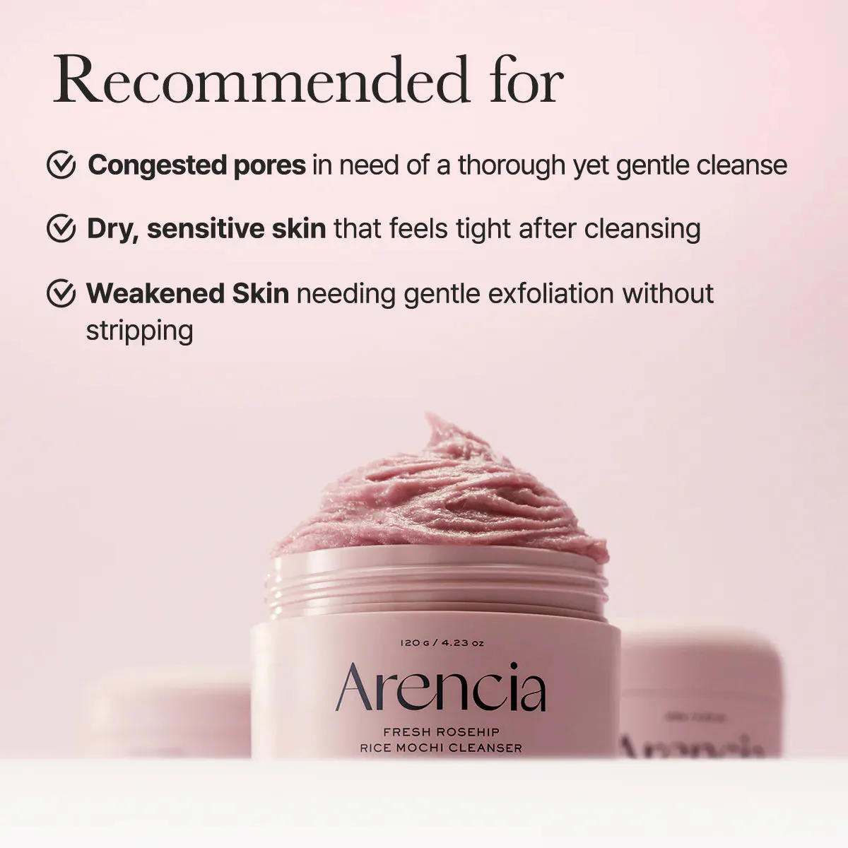 Arencia Fresh Royal Rosehip Cleanser 120g, view 6