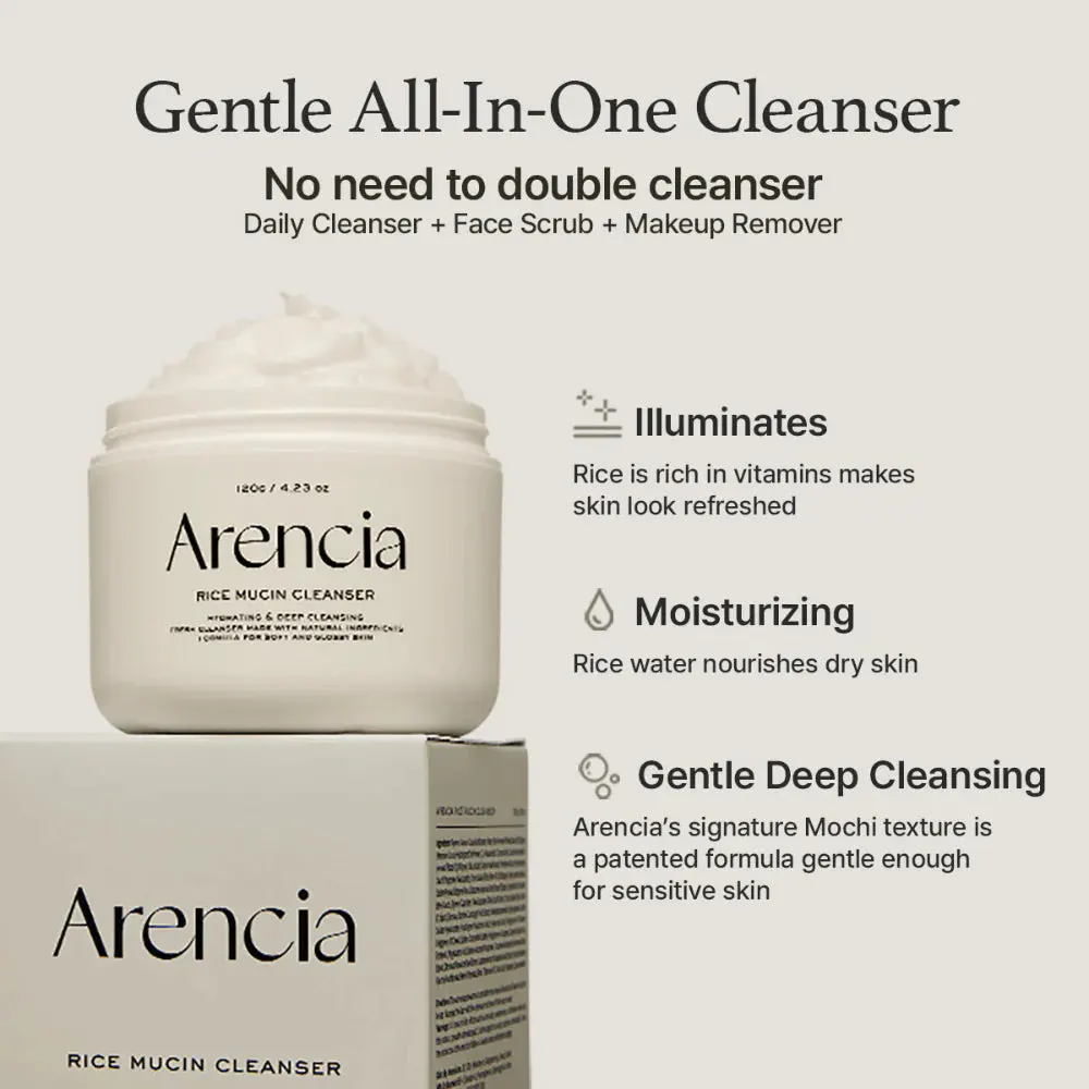 Arencia Rice Mucin Cleanser 120g, view 4
