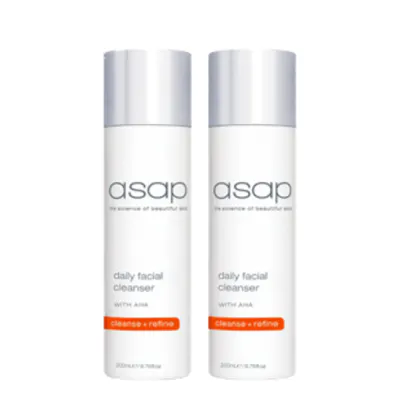 asap Daily Facial Cleanser 200ml Duo Bundle