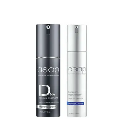 asap DNA Renewal Treatment and Hydrating Night Repair+ Bundle