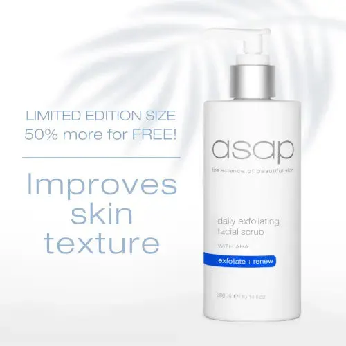 asap Limited Edition Daily Exfoliating Facial Scrub 300ml, view 2