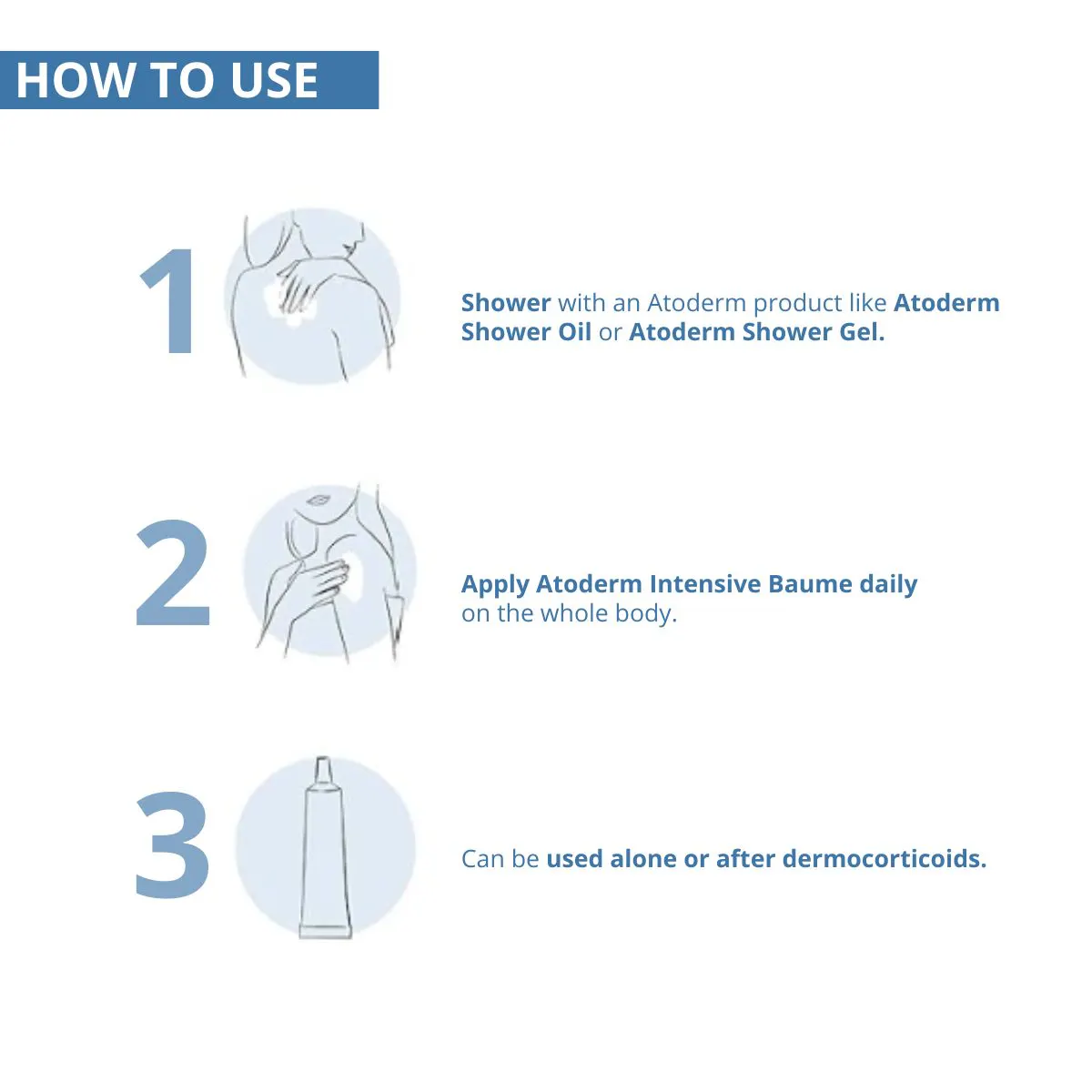 Bioderma Atoderm Intensive Baume Barrier-Replenishing Moisturiser for Dry Skin 500ml, view 4
