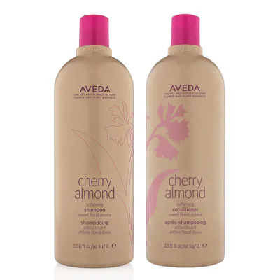 Aveda Cherry Almond Litre Duo Bundle