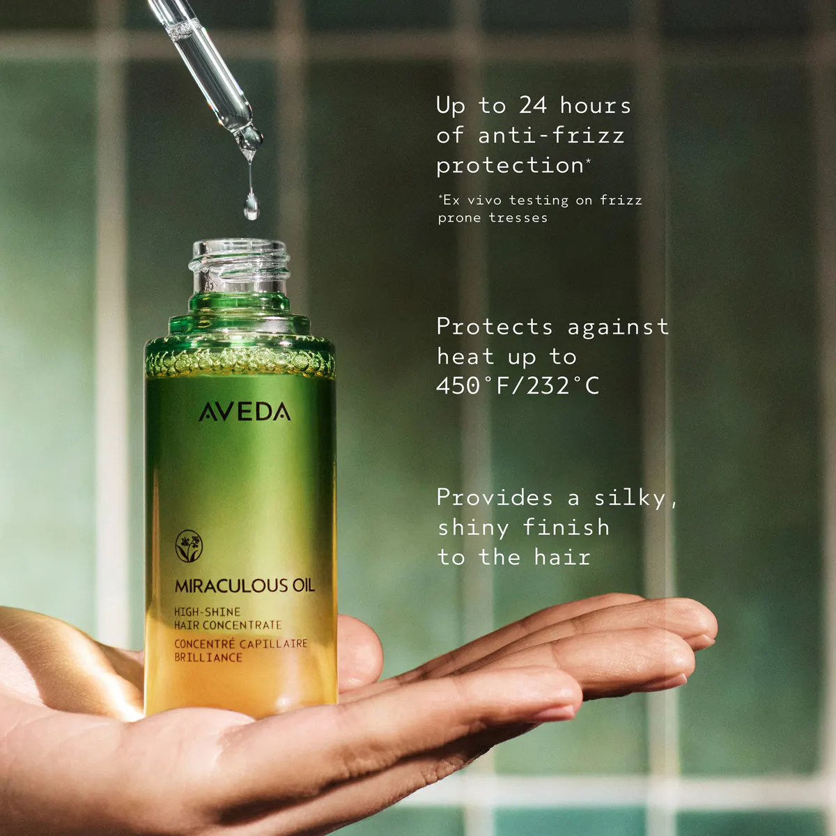 Aveda Miraculous Oil High-Shine Hair Concentrate 50ml, view 6