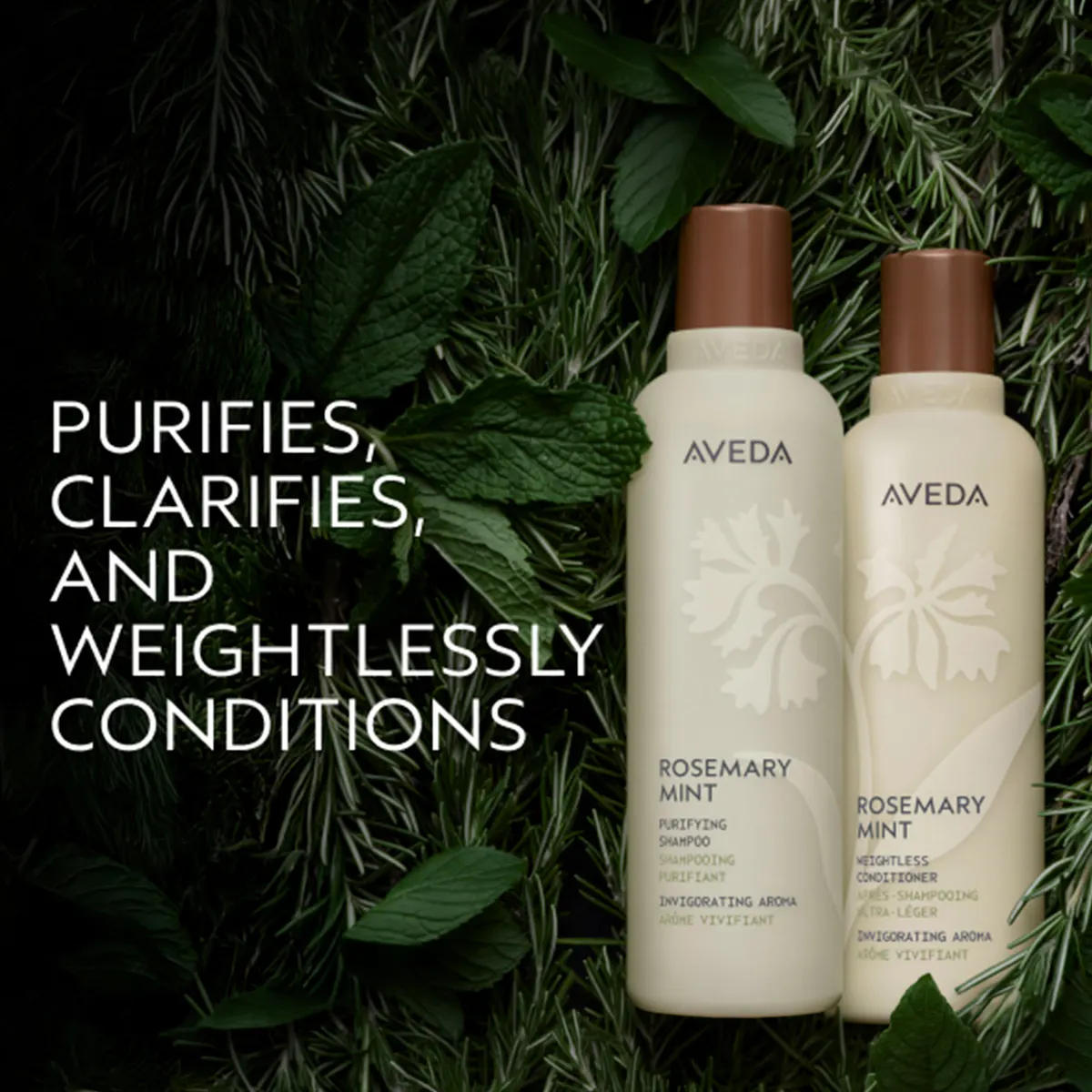 Aveda Rosemary Mint Purifying Shampoo 250ml, view 3