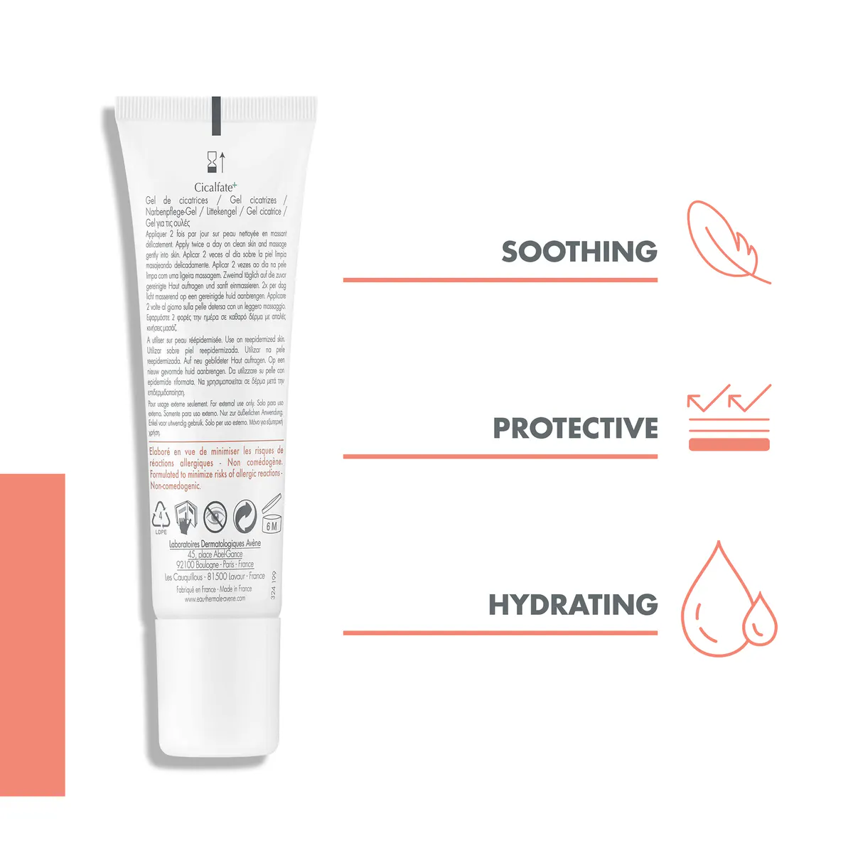 Avène Cicalfate+ Scar Gel 30ml - Anti-scarring Treatment, view 4