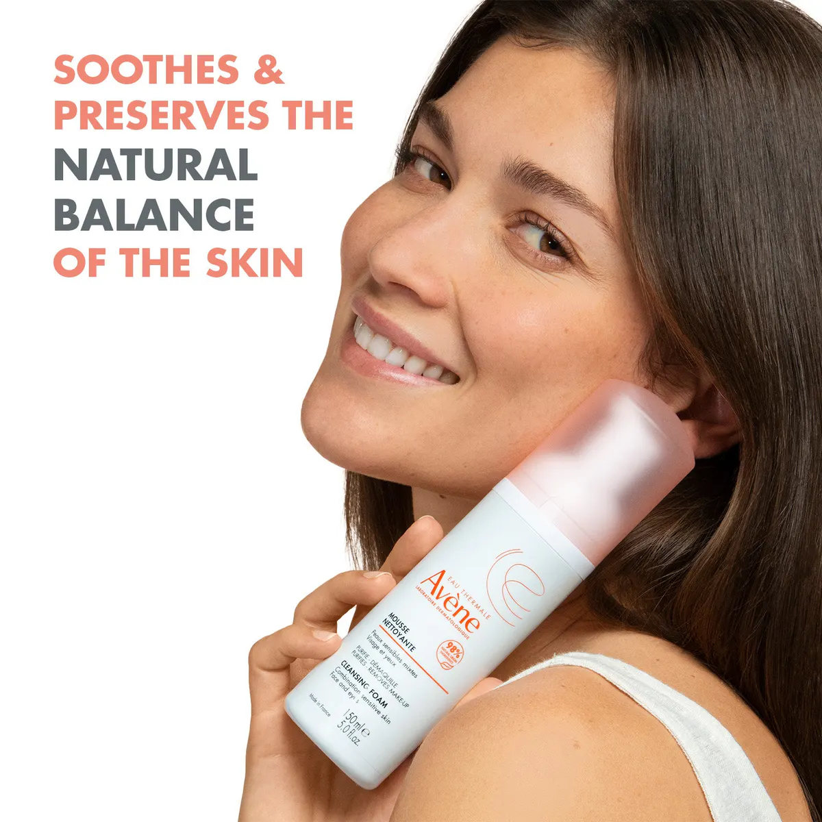 Avène Cleansing Foam 150ml - Cleanser for Sensitive Skin, view 4