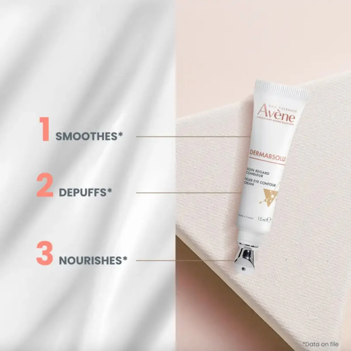 Avène Dermabsolu Filler Eye Contour Cream 15ml - Anti-Ageing Cream, view 5