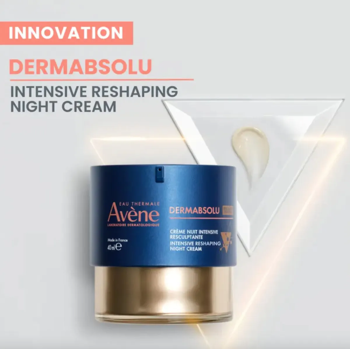Avène Dermabsolu Intensive Reshaping Night Cream 40ml - Anti-Ageing Night Cream, view 4