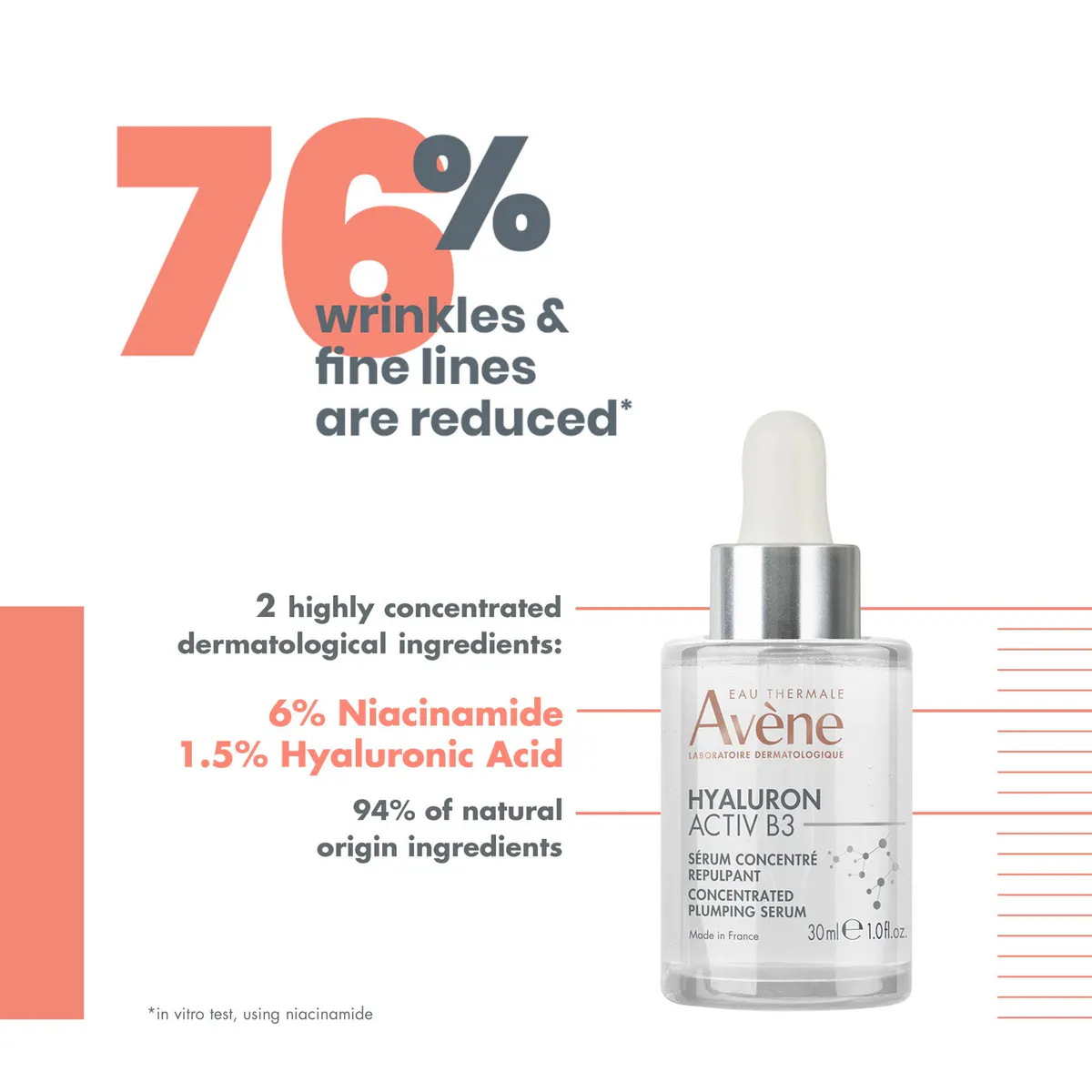 Avène Hyaluron Activ B3 Concentrated Plumping Serum 30ml, view 4