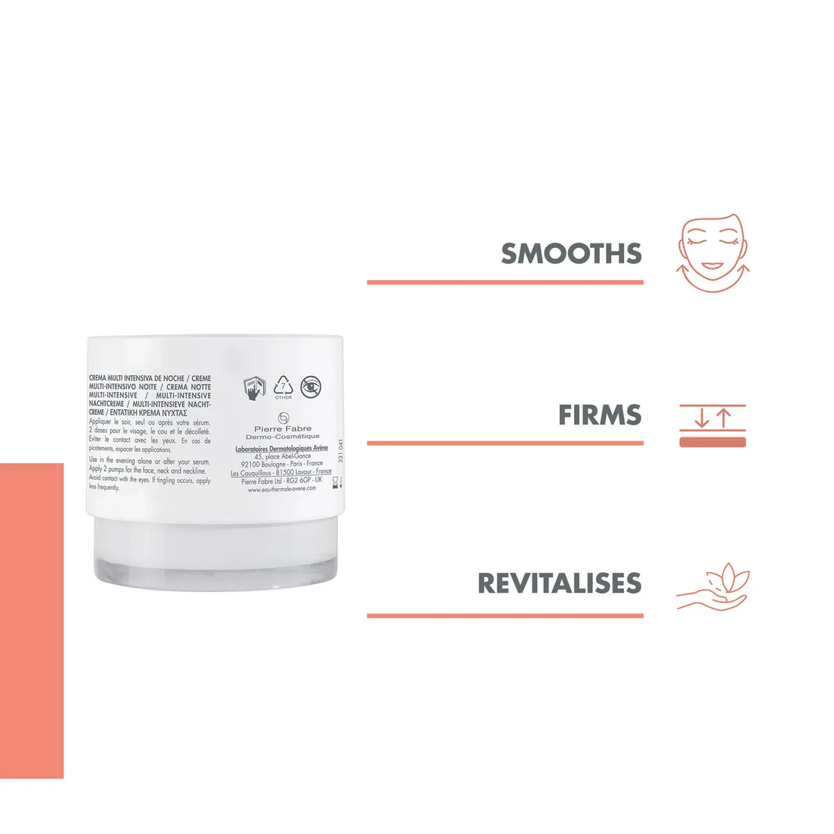 Avène Hyaluron Activ B3 Multi-Intensive Night Cream 40ml, view 7
