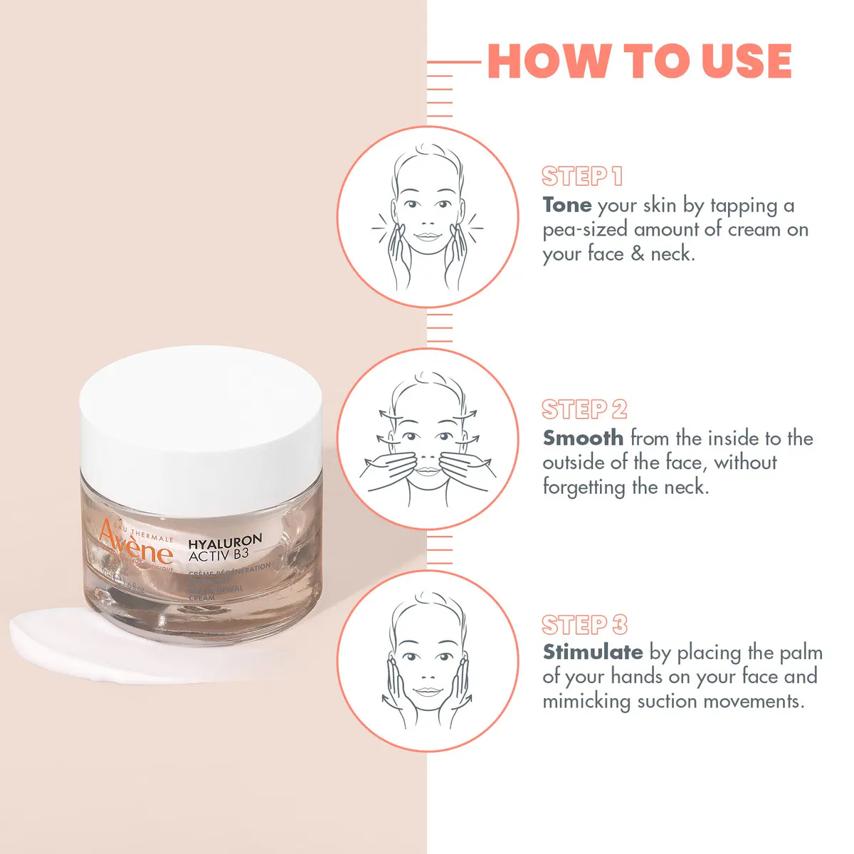 Avène Hyaluron Activ B3 Renewal Firming Day Cream 50ml, view 6