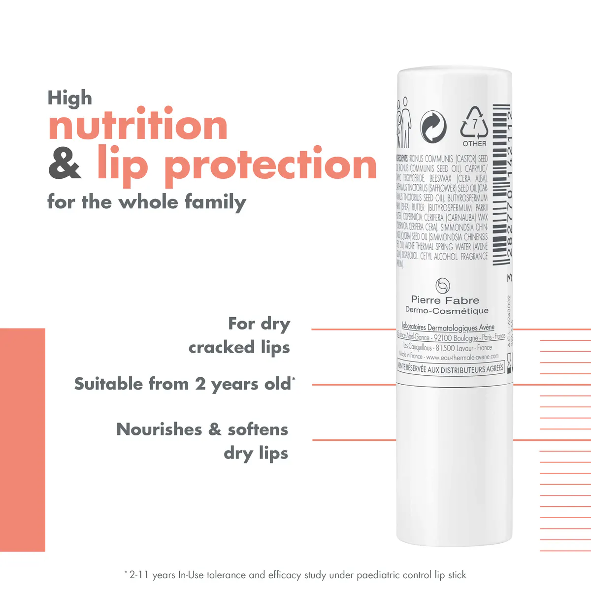 Avène Cold Cream Lip Balm 4g - Nourishing for Dry lips, view 3