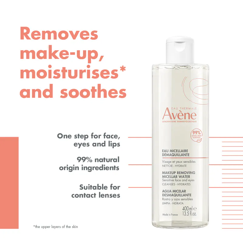 Avène Micellar Lotion 400ml - Micellar Water for Sensitive Skin, view 5