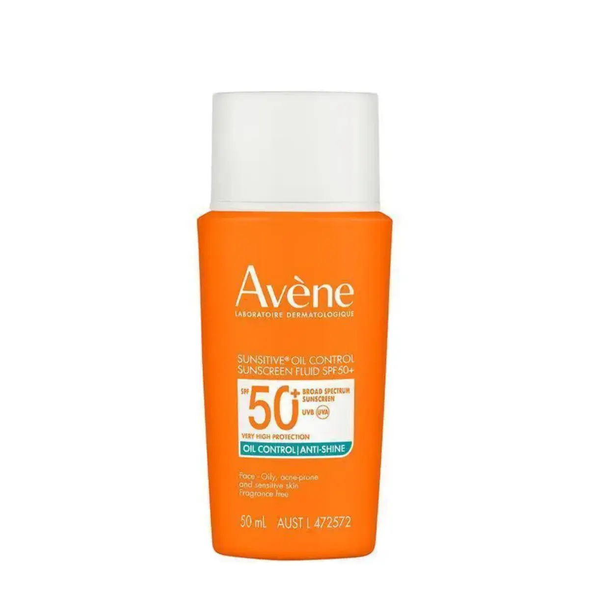 Avène Sunsitive Oil Control Sunscreen Fluid SPF50+ 50ml