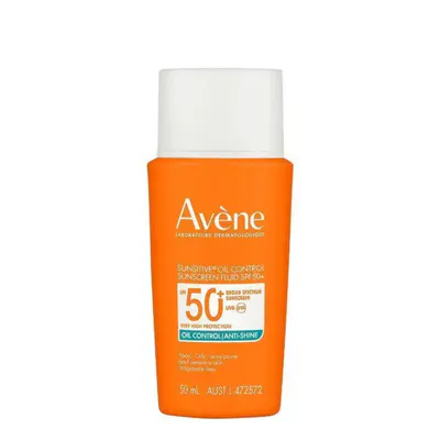 Avène Sunsitive Oil Control Sunscreen Fluid SPF50+ 50ml
