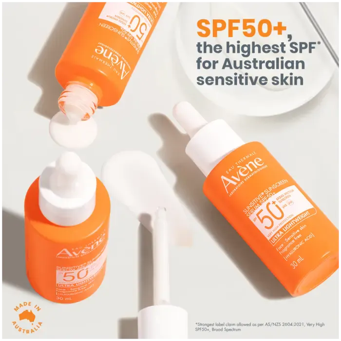 Avène Sunsitive Sunscreen Serum SPF50+ 30ml, view 4