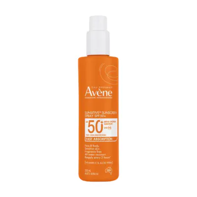 Avène Sunsitive Sunscreen Spray SPF50+ 200ml