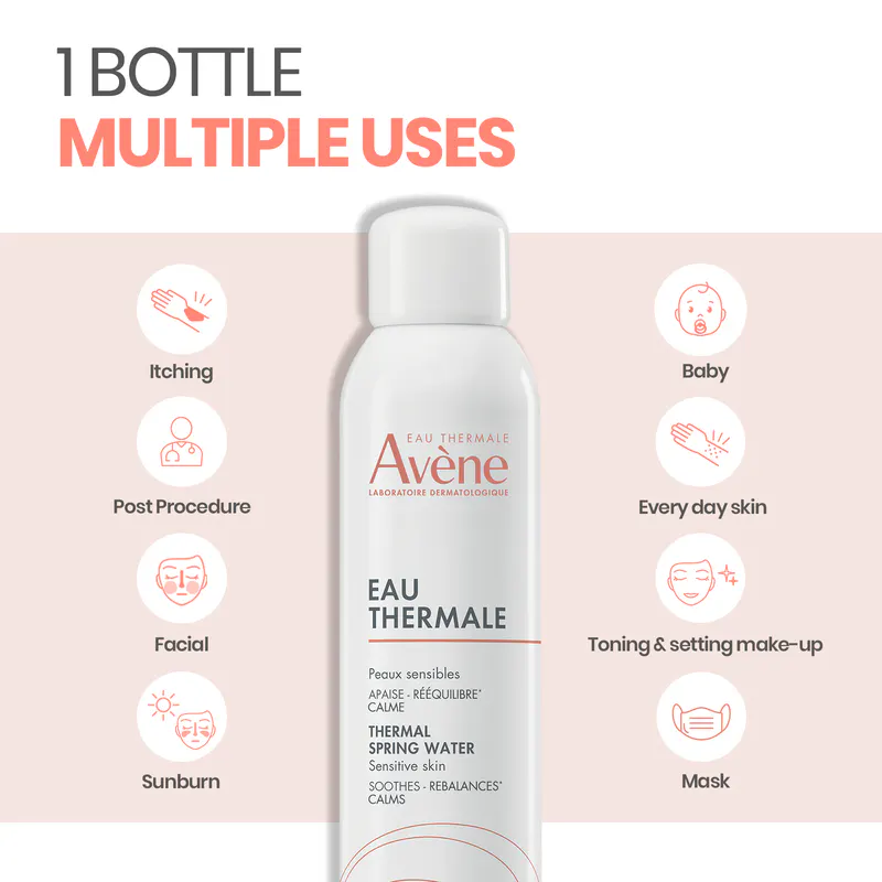 Avène Thermal Spring Water 150ml - Mist for Sensitive Skin, view 3