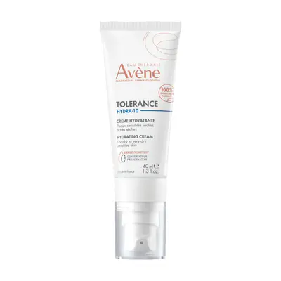 Avène Tolerance Hydra-10 Hydrating Cream 40ml - Hyaluronic Acid Moisturiser