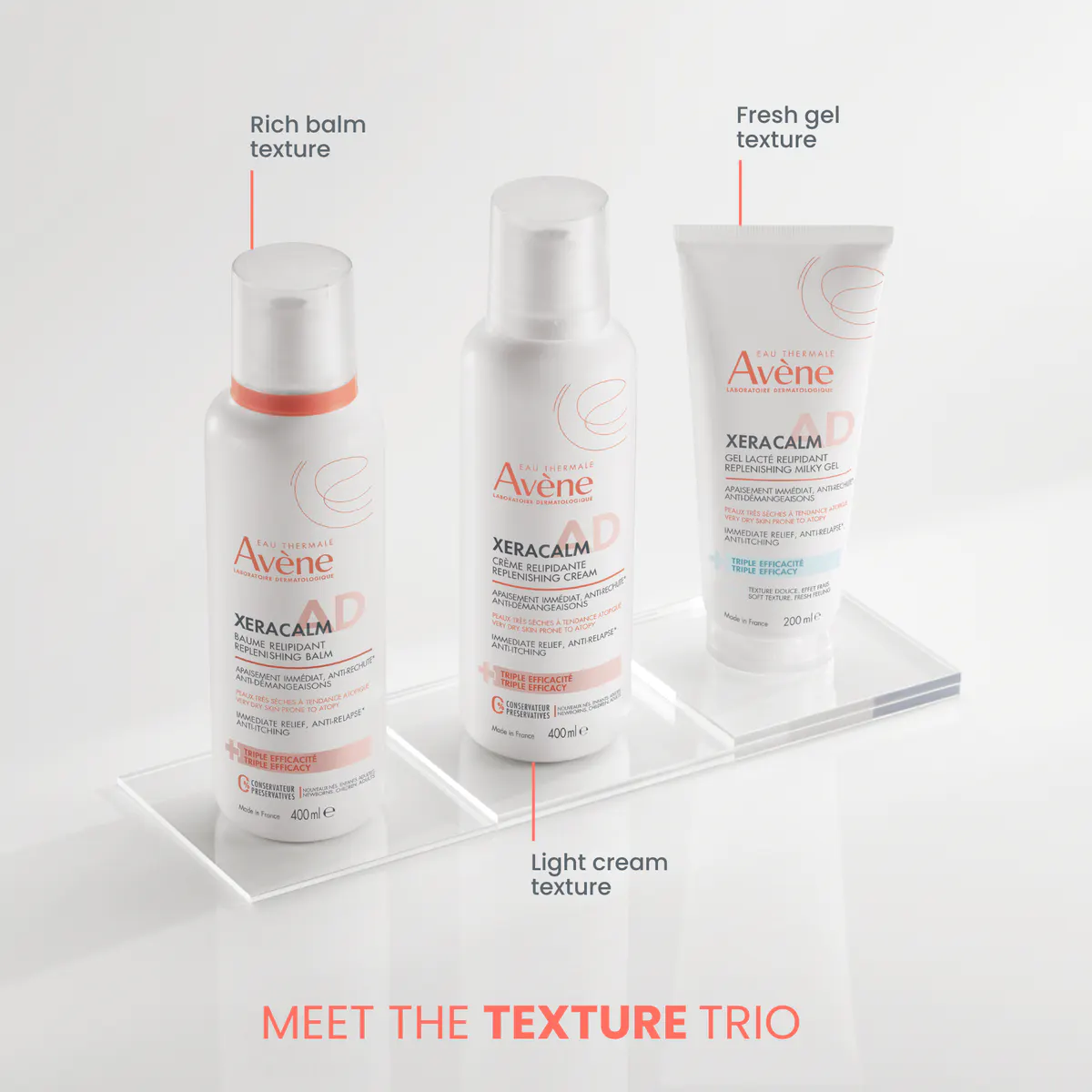 Avène XeraCalm A.D Lipid-Replenishing Balm 400ml - Moisturiser for Eczema-prone Skin, view 12
