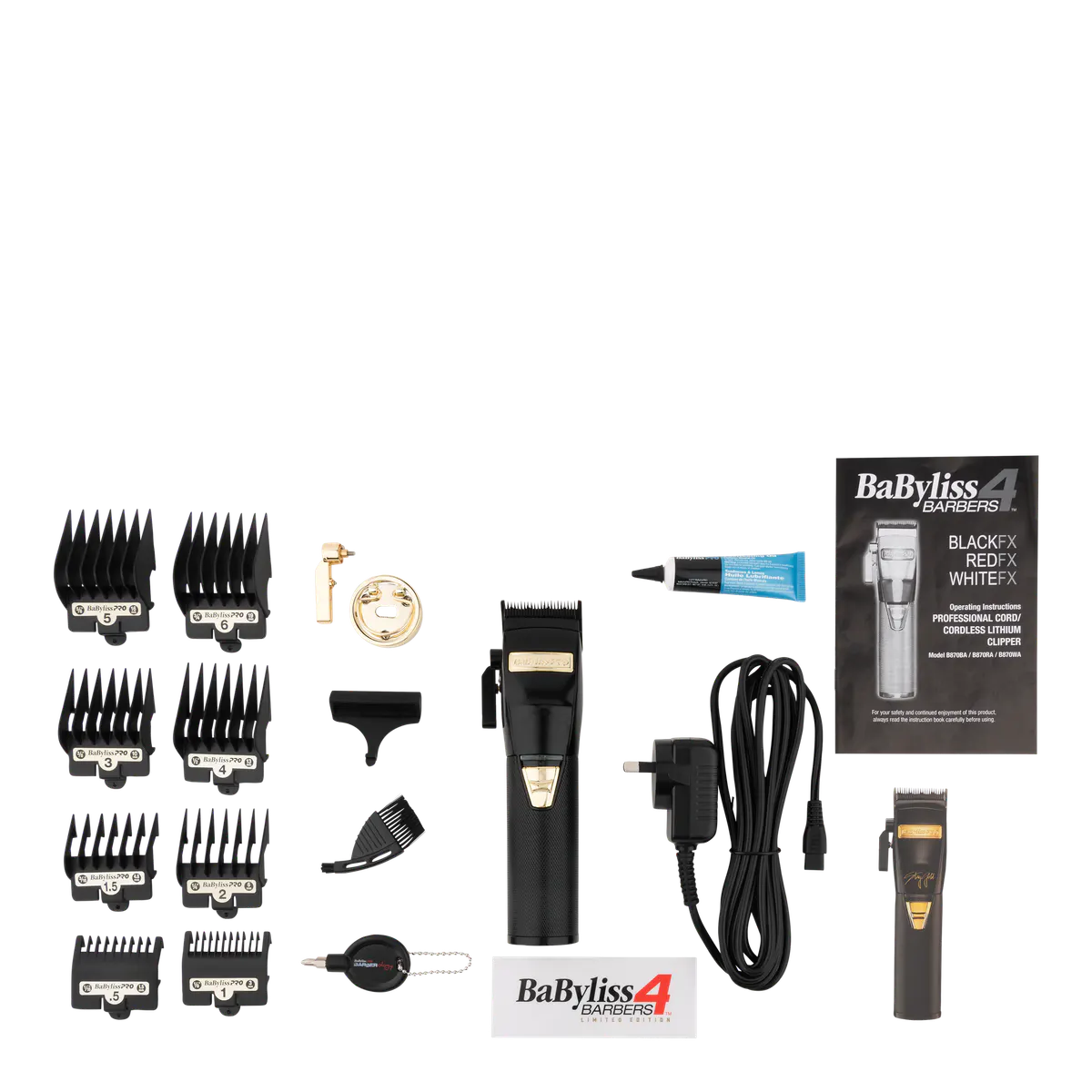 BaBylissPRO BlackFX Lithium Hair Clipper, view 4