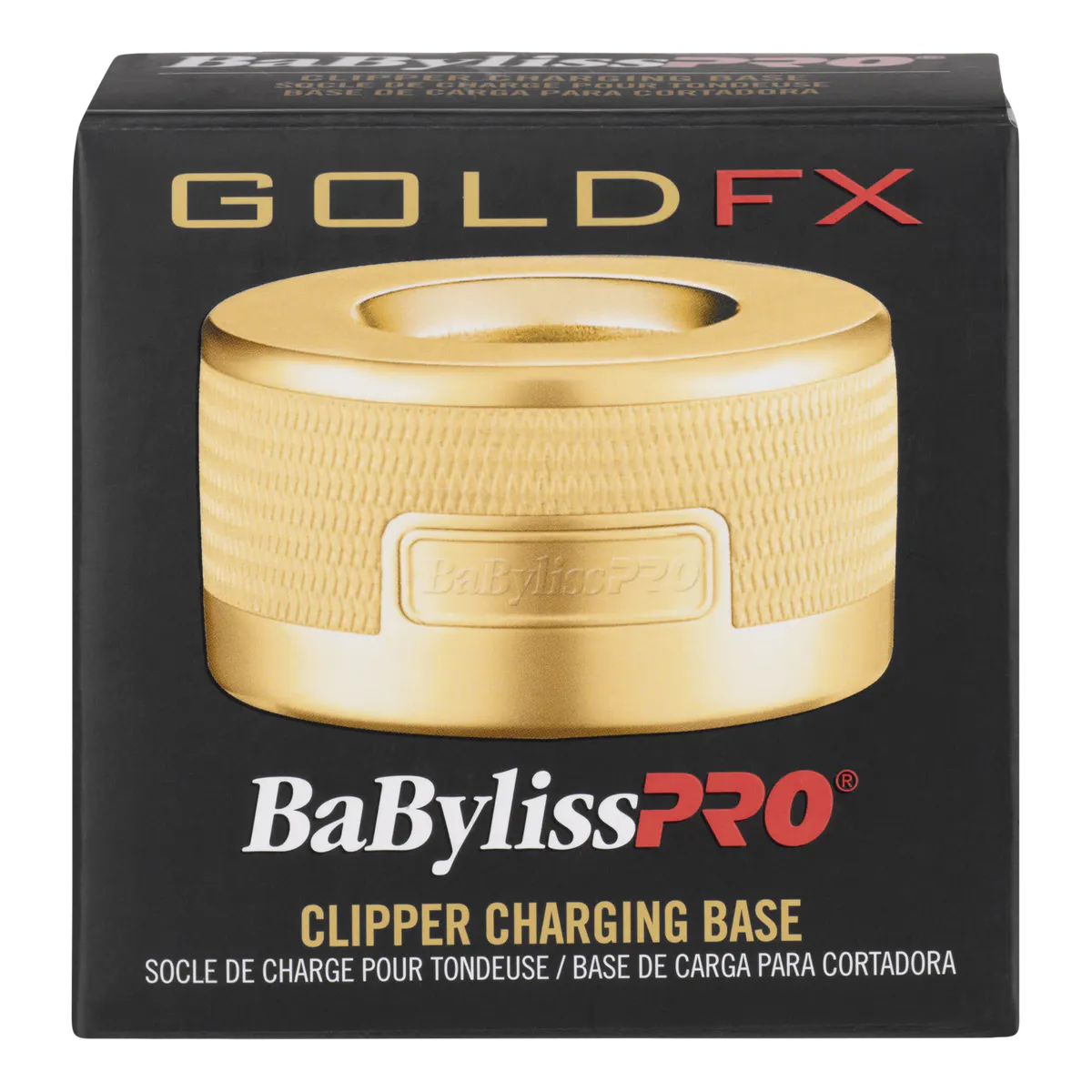 BaBylissPRO Charging Base Clipper - Gold, view 2