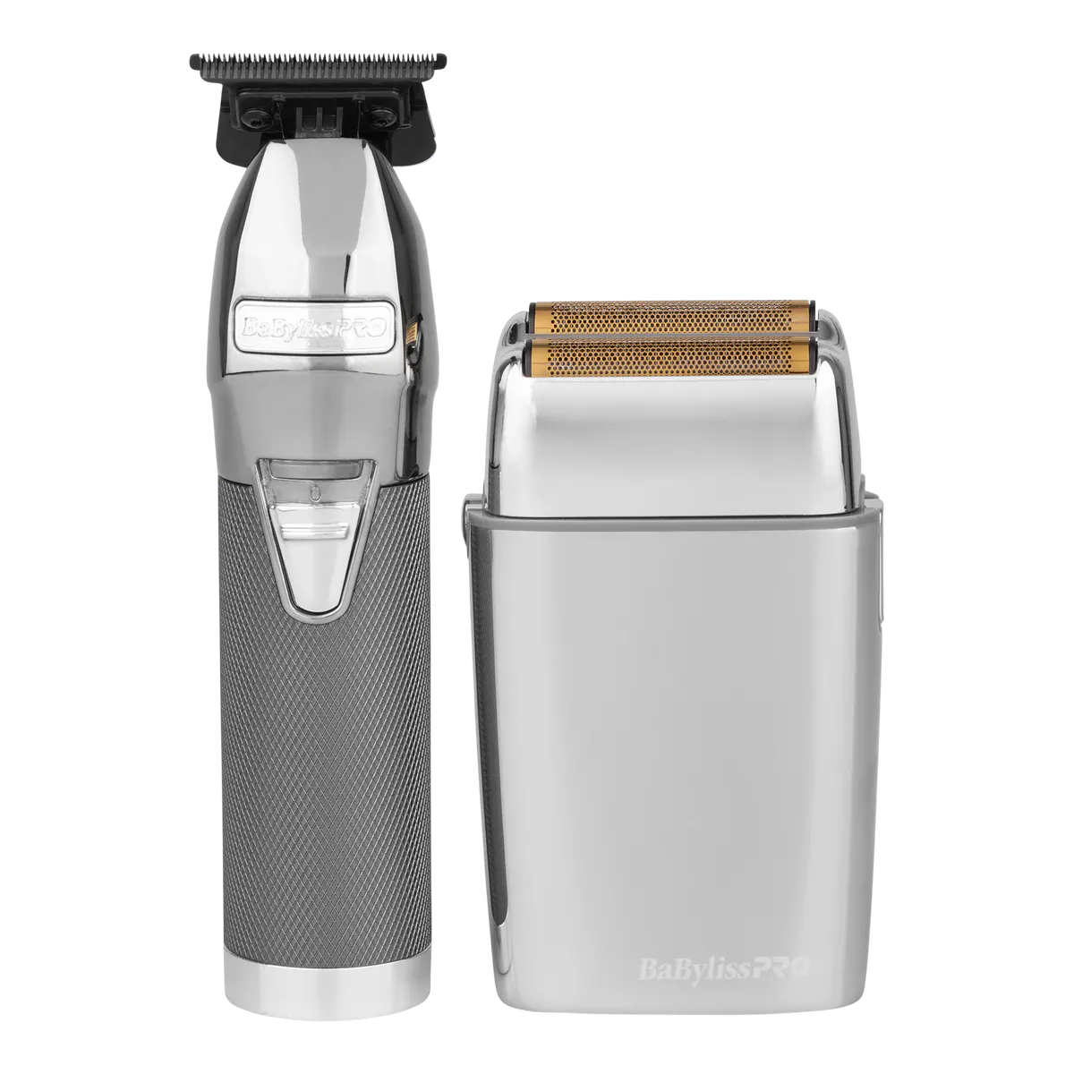 BaBylissPRO Duo Silver Double Foil Shaver and Outliner Trimmer