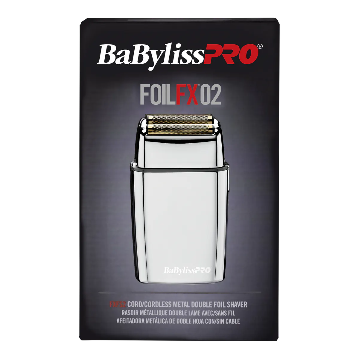 BaBylissPRO FoilFX02 Metal Double Foil Shaver, view 3