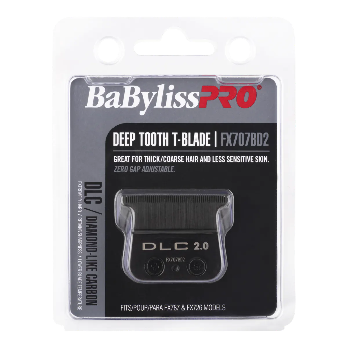 BaBylissPRO Replacement Blade DLC Deep Tooth T Blade, view 2