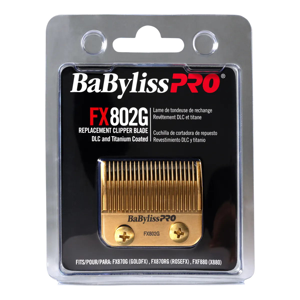 BaBylissPRO Replacement Blade DLC & Titanium Coated Gold, view 2