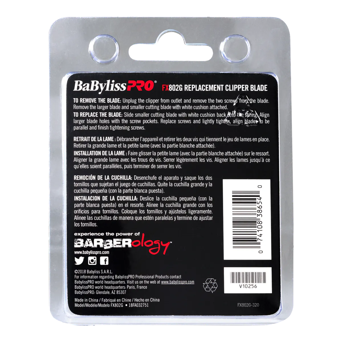 BaBylissPRO Replacement Blade DLC & Titanium Coated Gold, view 3