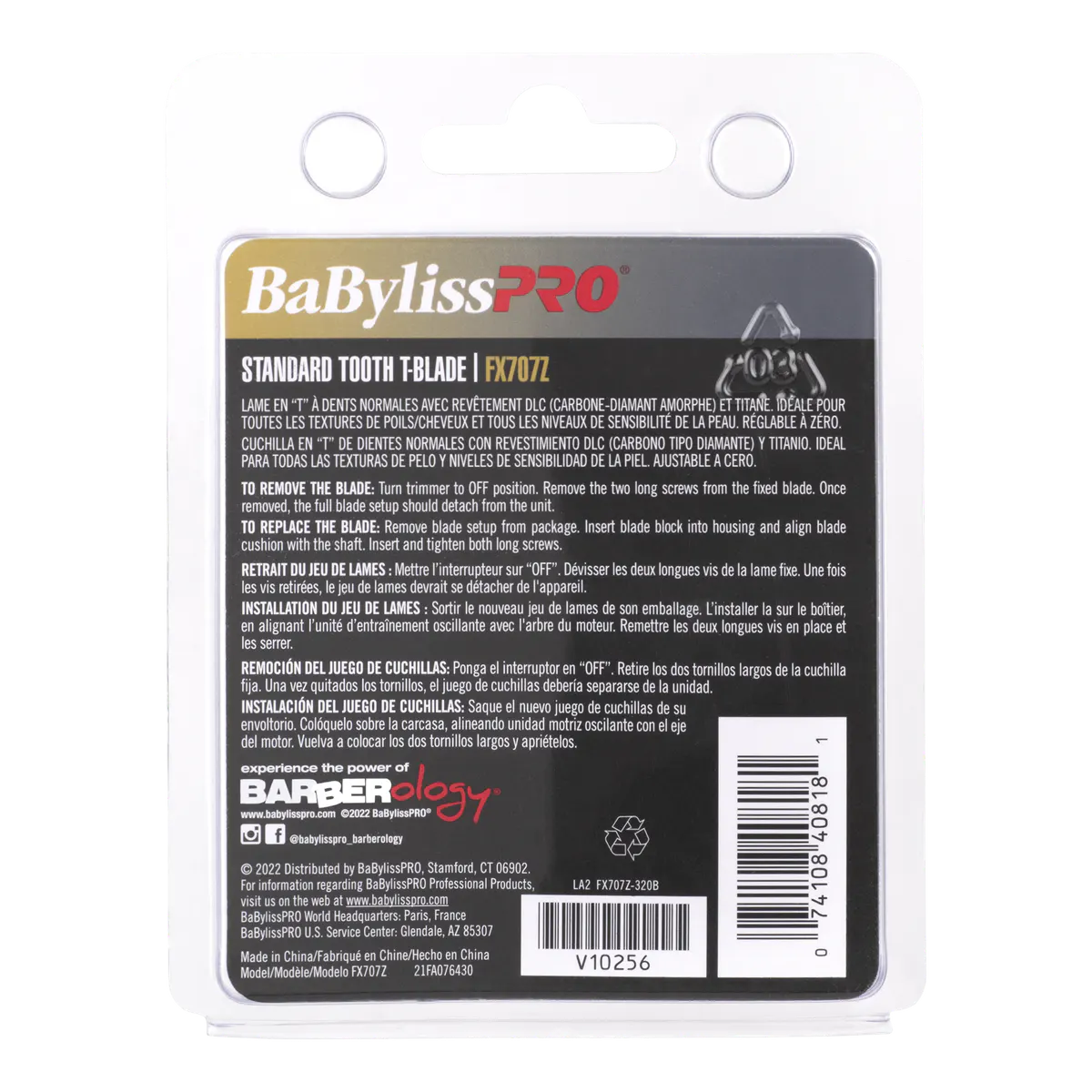 BaBylissPRO Replacement Blade Gold Zero Gap, view 3