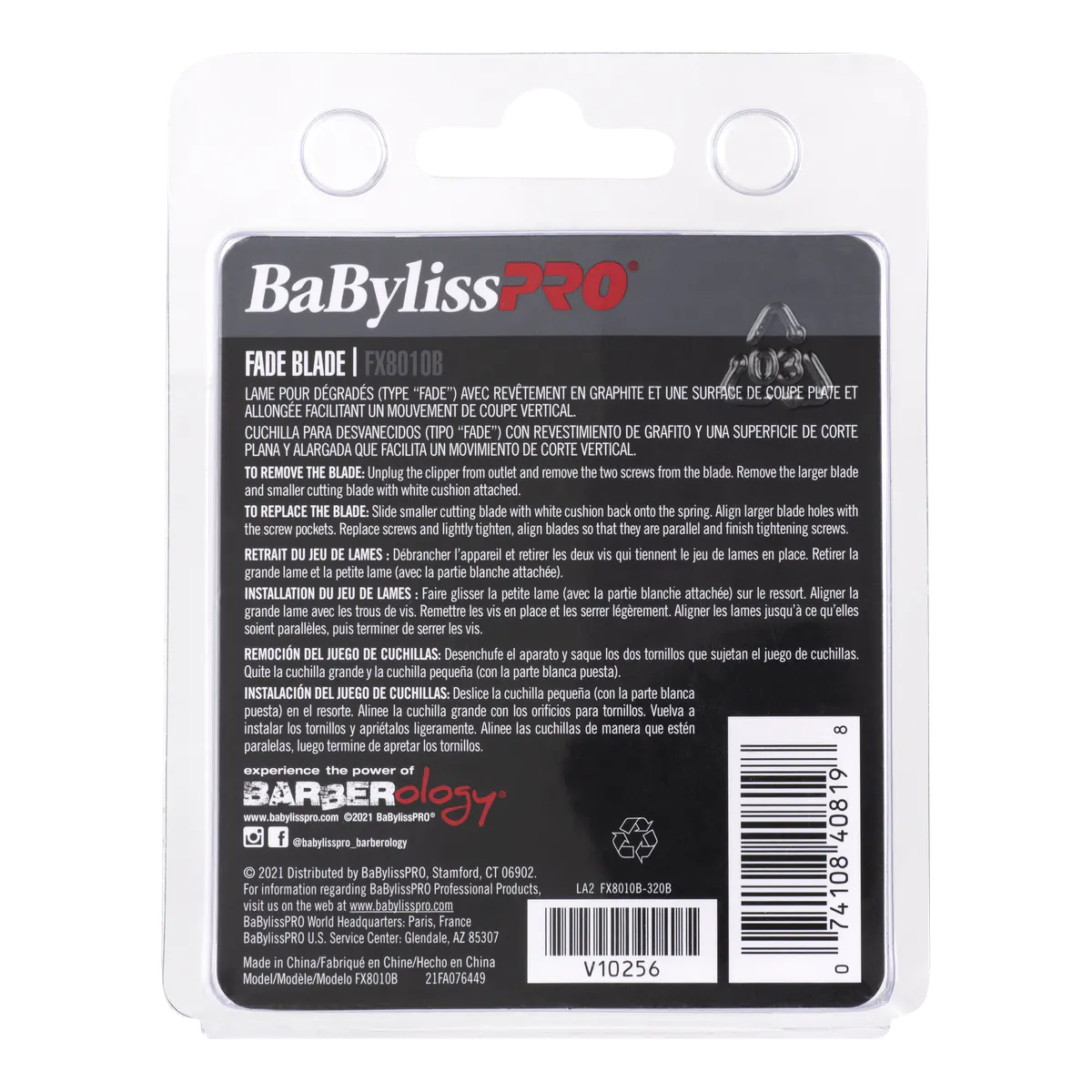 BaBylissPRO Replacement Blade Graphite PVD Coating Fade, view 3