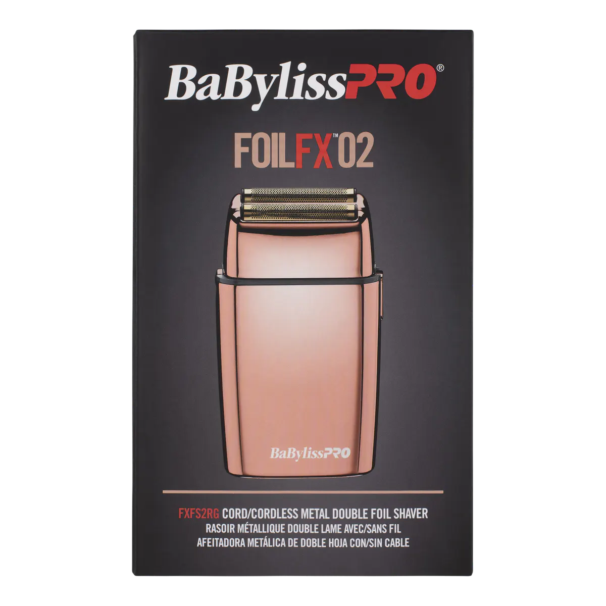 BaBylissPRO Rose Gold Double Foil Shaver, view 5