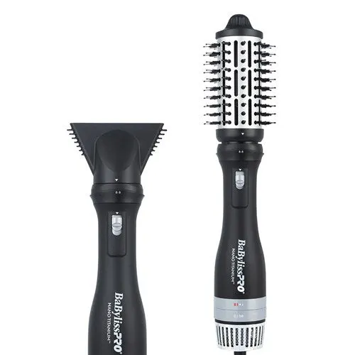 BaBylissPRO Nano Titanium Detachable 2 In 1 Hot Air Brush and Dryer, view 3